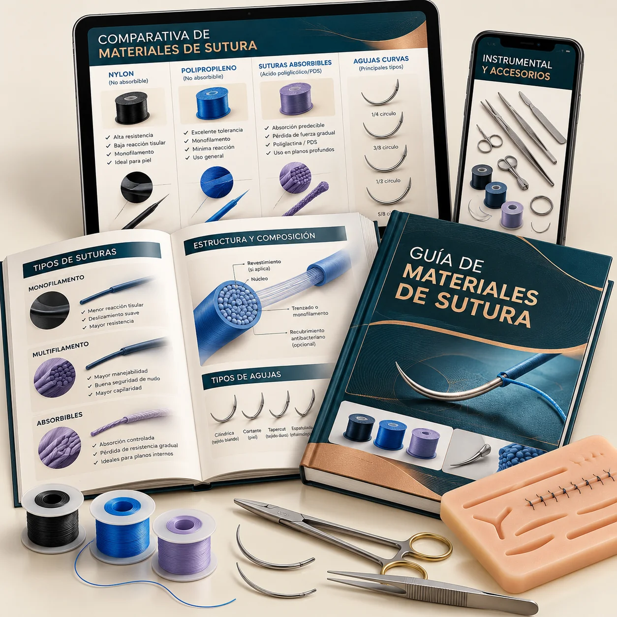 Primera página real de Guía de Materiales