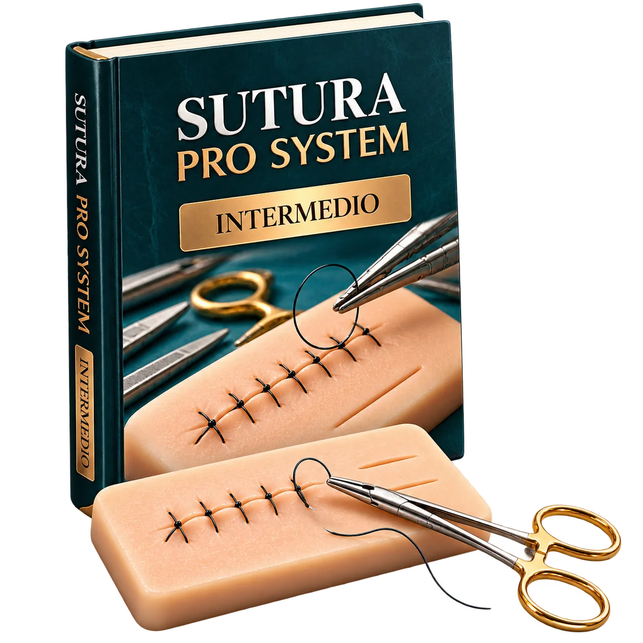 Manual Intermedio en presentación tridimensional premium